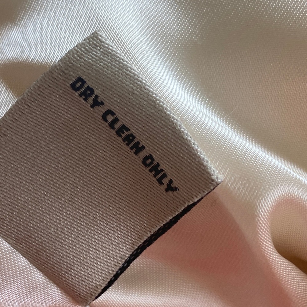 LL Bean Women's Long-Sleeved Button-Down Blazer Size 8R Cream Wool Cashmere - Picture 8 of 8
